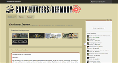 Desktop Screenshot of carp-hunters-germany.de