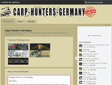 Tablet Screenshot of carp-hunters-germany.de
